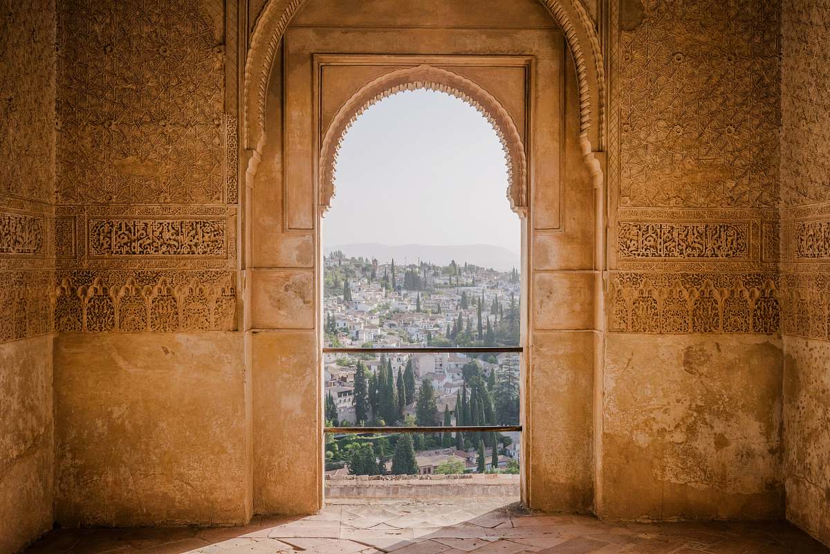 building arch-shape doorway architecture