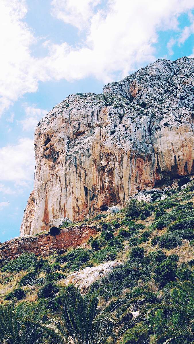cliff landscape photography of mountain calp