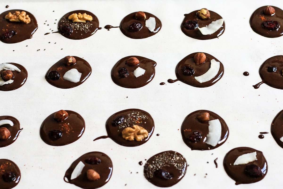chocolate chocolate on white surface dessert