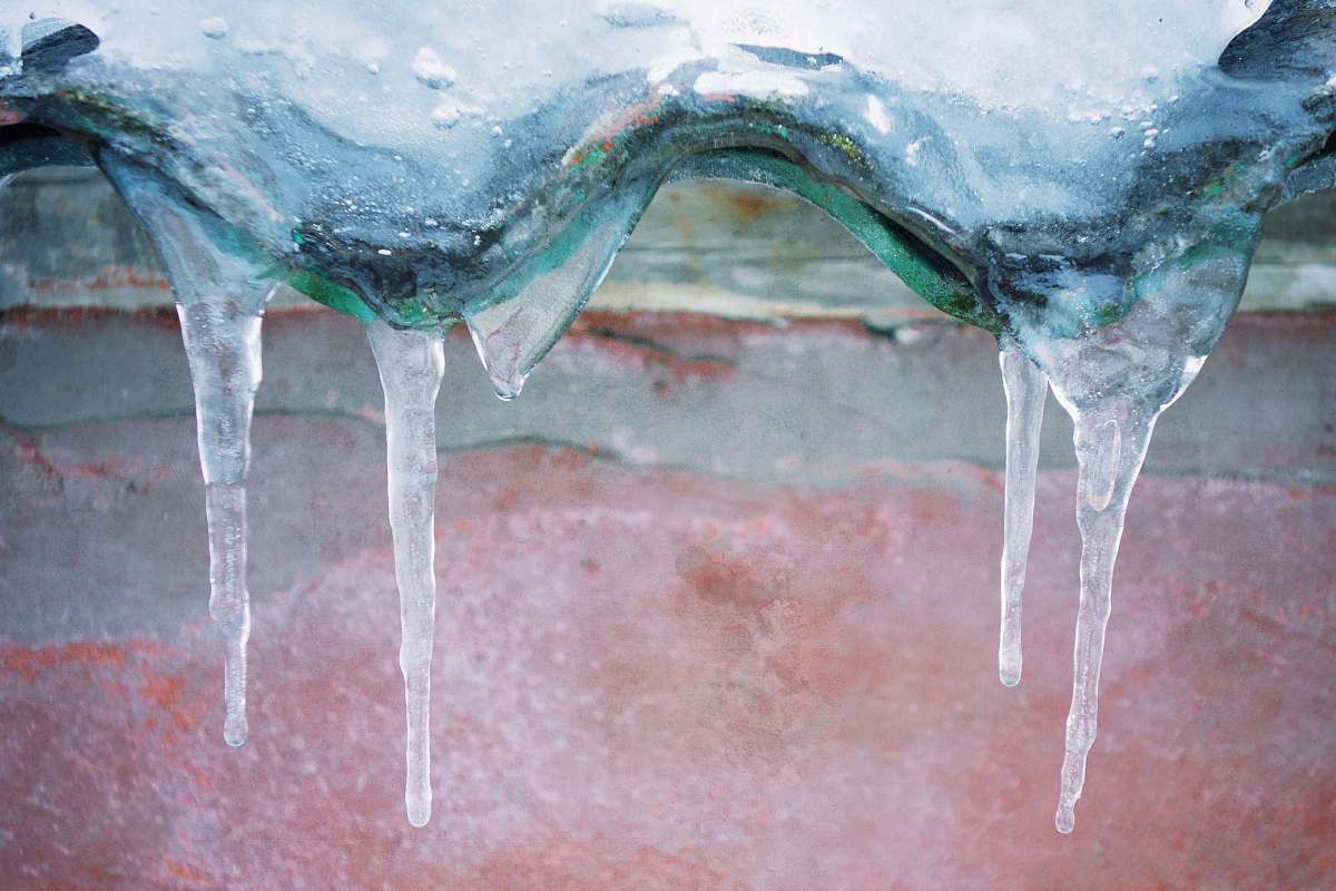 outdoors focus photography of icicles nature