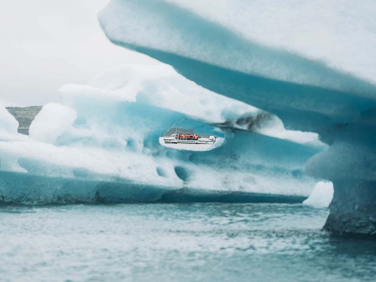 outdoors iceberg in body of water nature