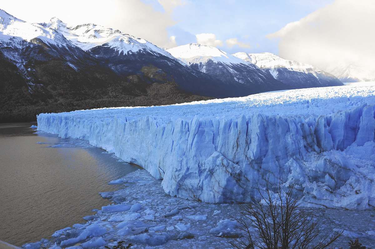 nature photography of snow covered mountain glacier