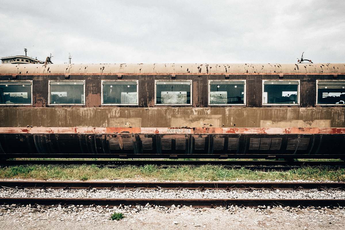 train selective focus photography of train trieste