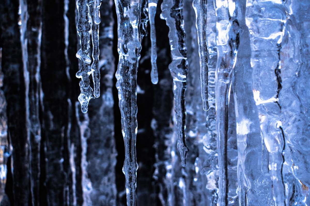 ice icicles outdoors