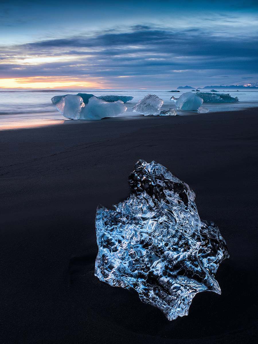 ice shallow focus photo of body of water outdoors