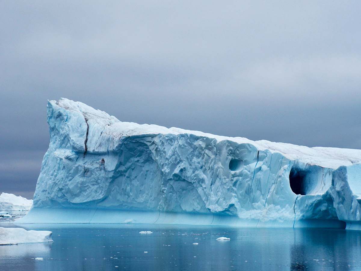 ice white glacier outdoors