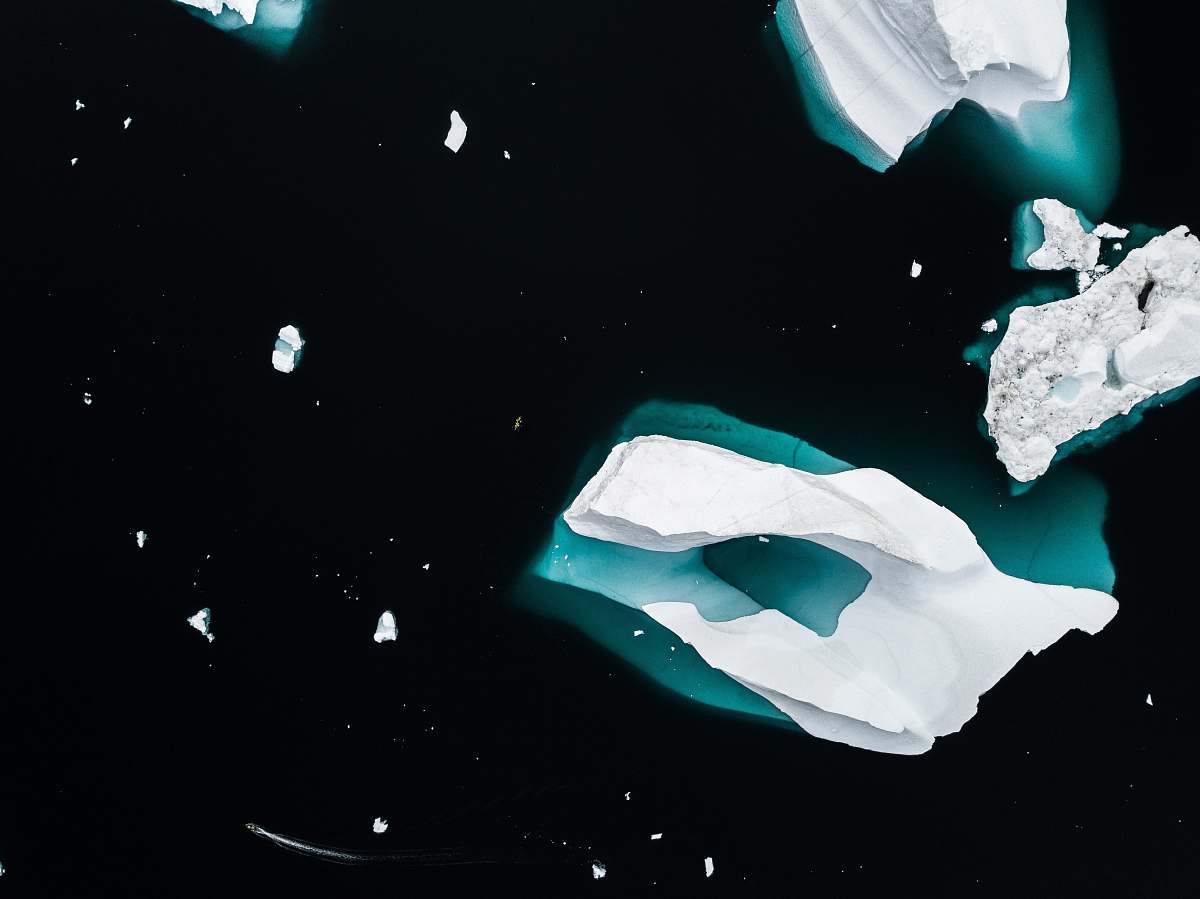 ice white space stones illustration outdoors
