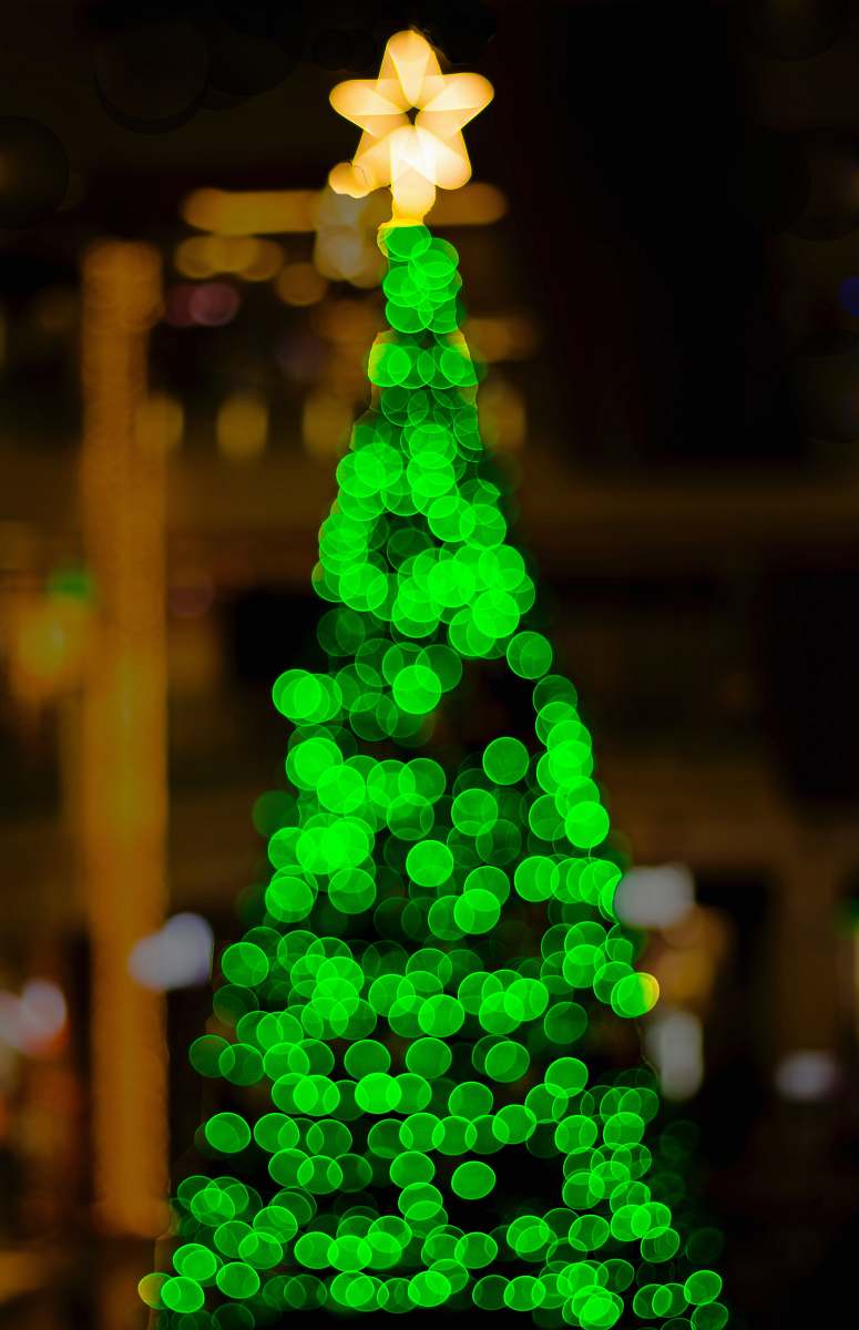 tree green Christmas tree ornament