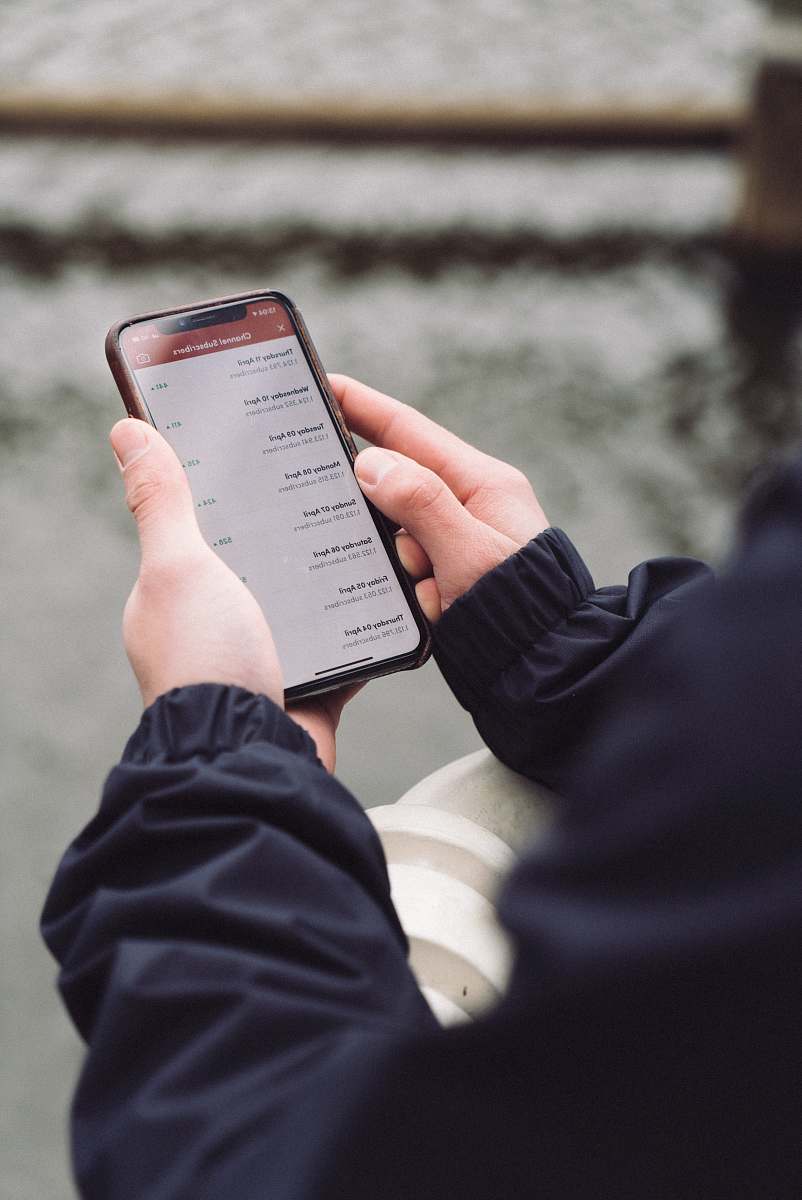  person using smartphone 