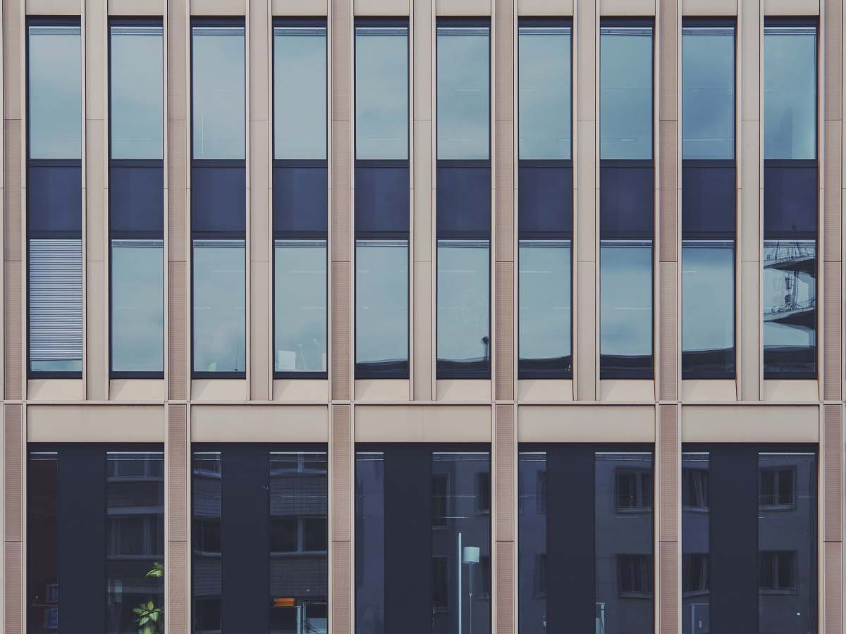 cologne grey glass paneled building home decor