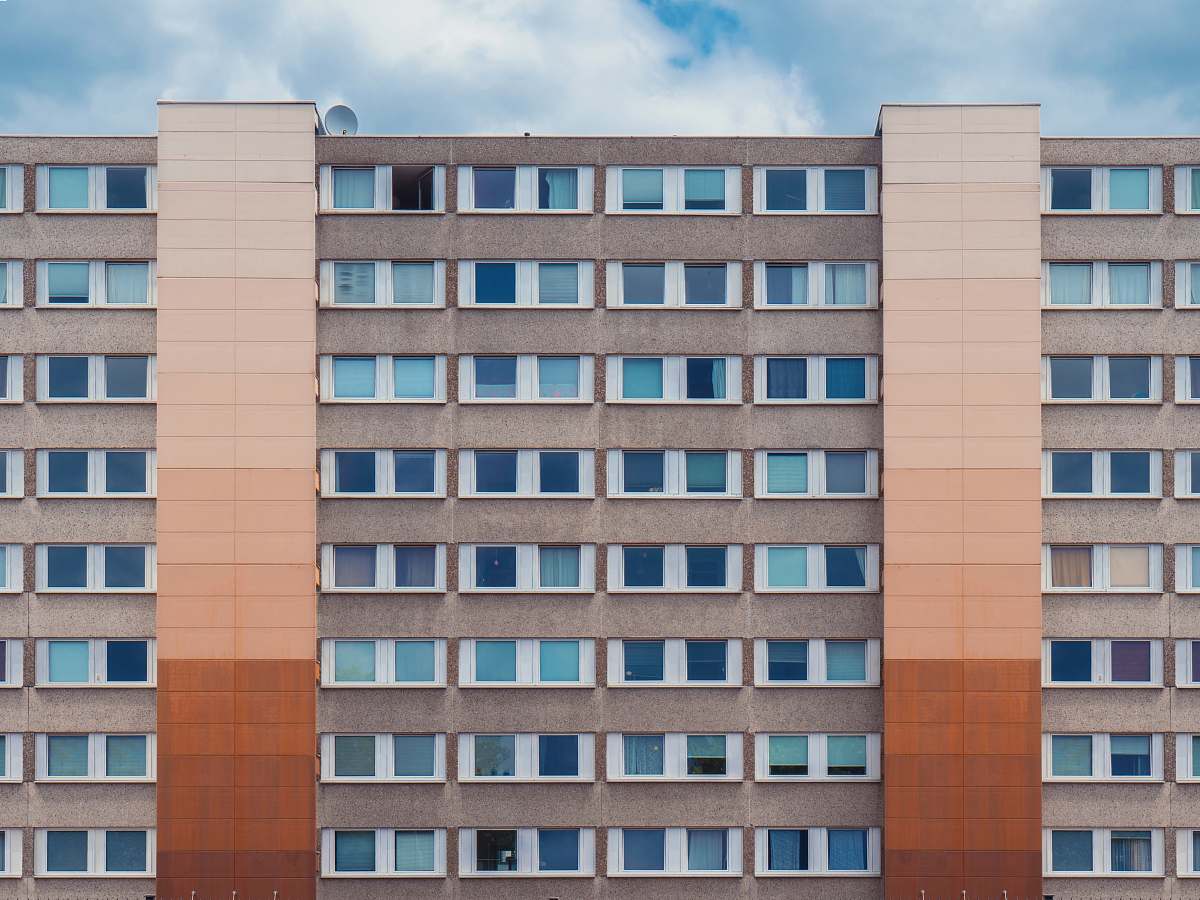 cologne photo of gray and brown high-rise building housing