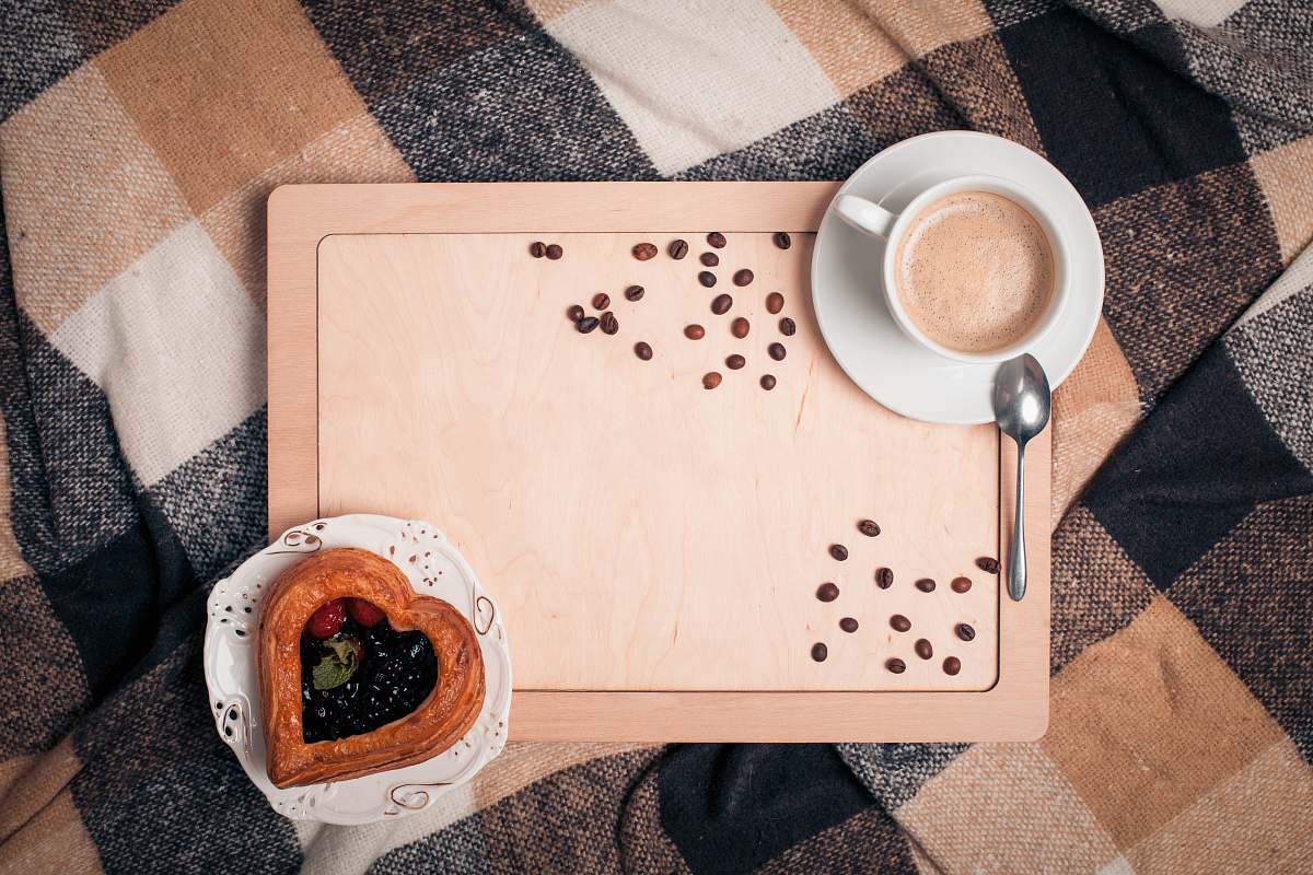 spoon white ceramic mug on white table food