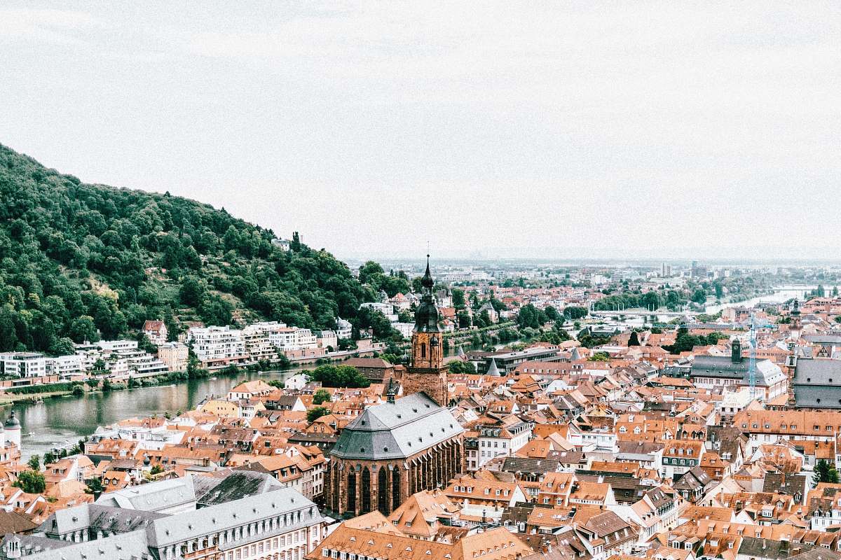 building photo of city buildings during daytime heidelberg