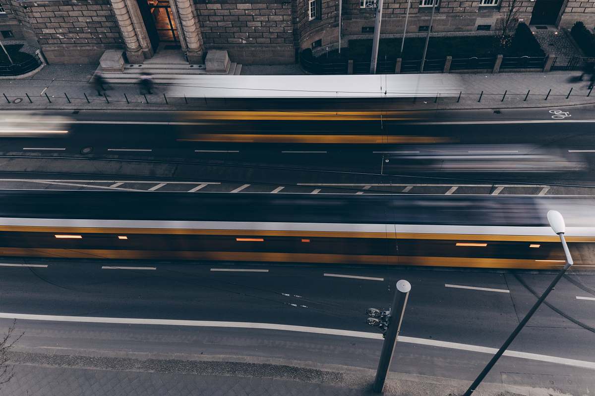 berlin time lapse photography of road urban