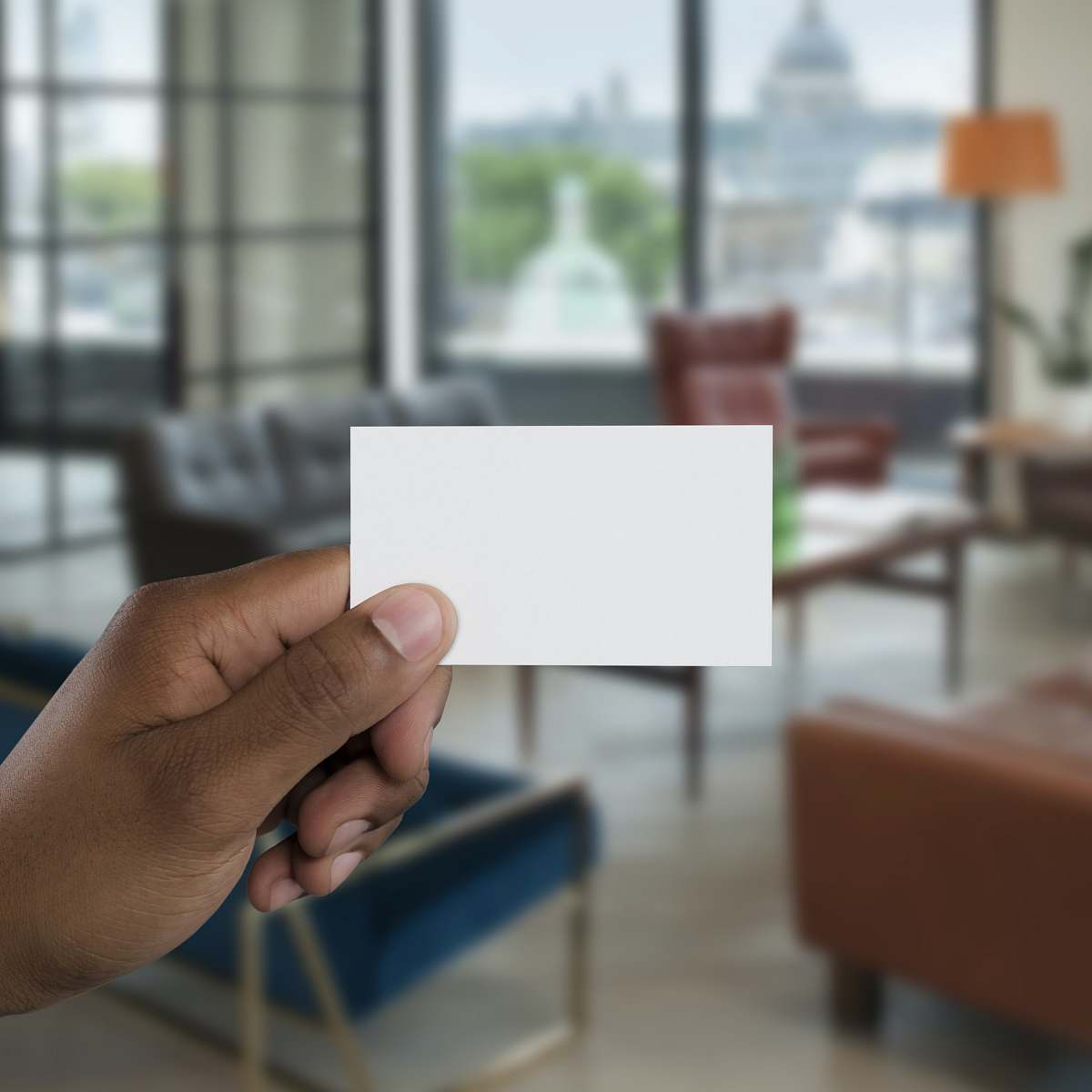 car person holding white paper diversity