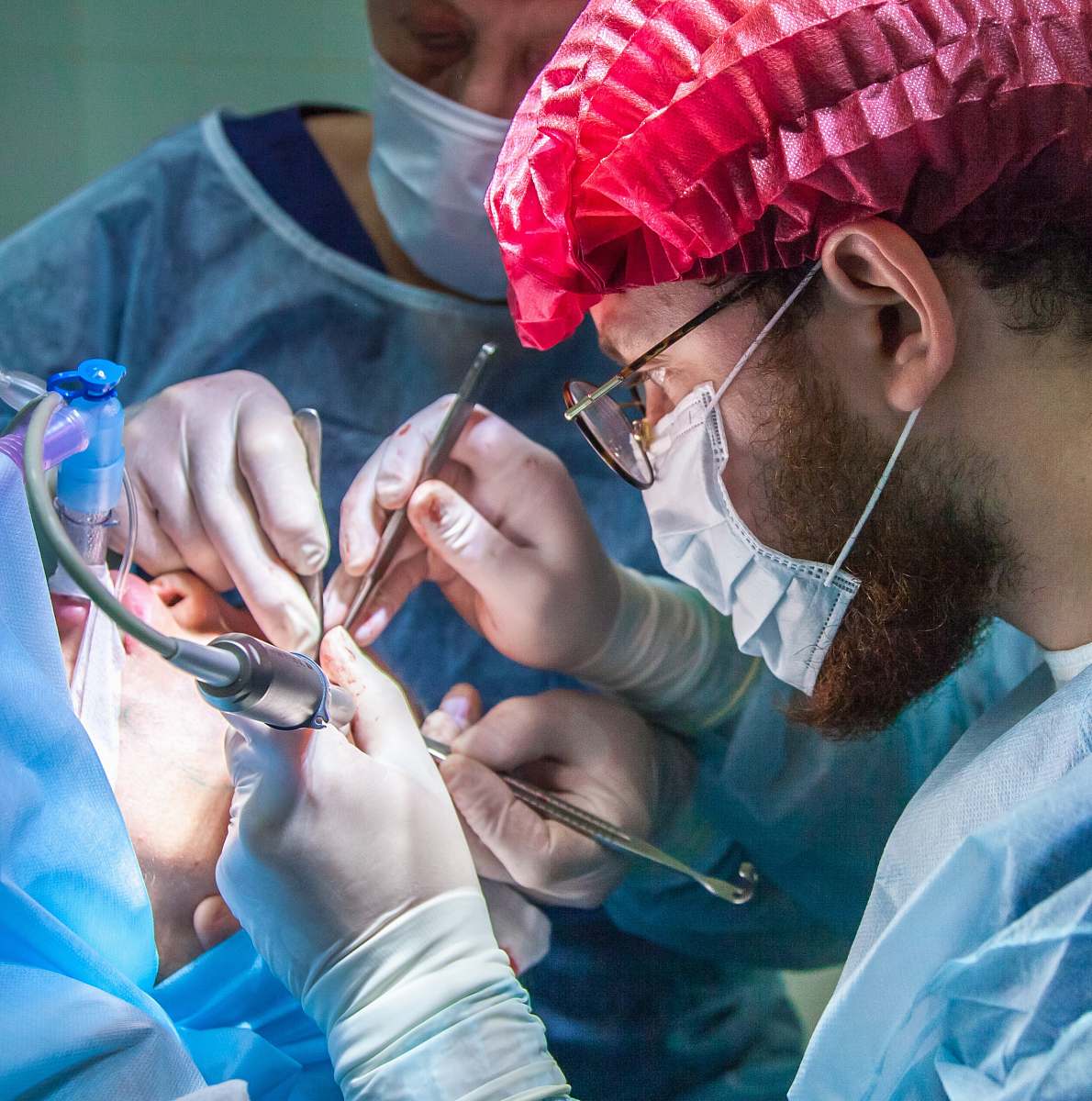 doctor doctor doing surgery person