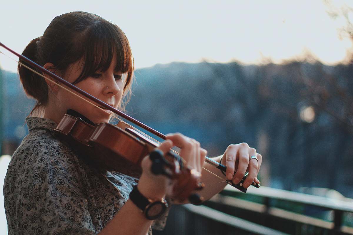 violin woman playing violin people