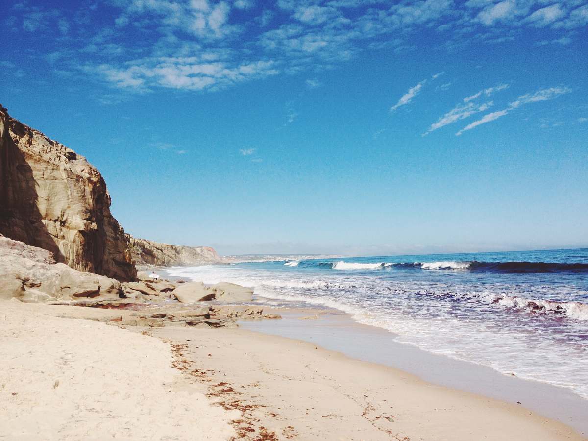 sea seashore during daytime water