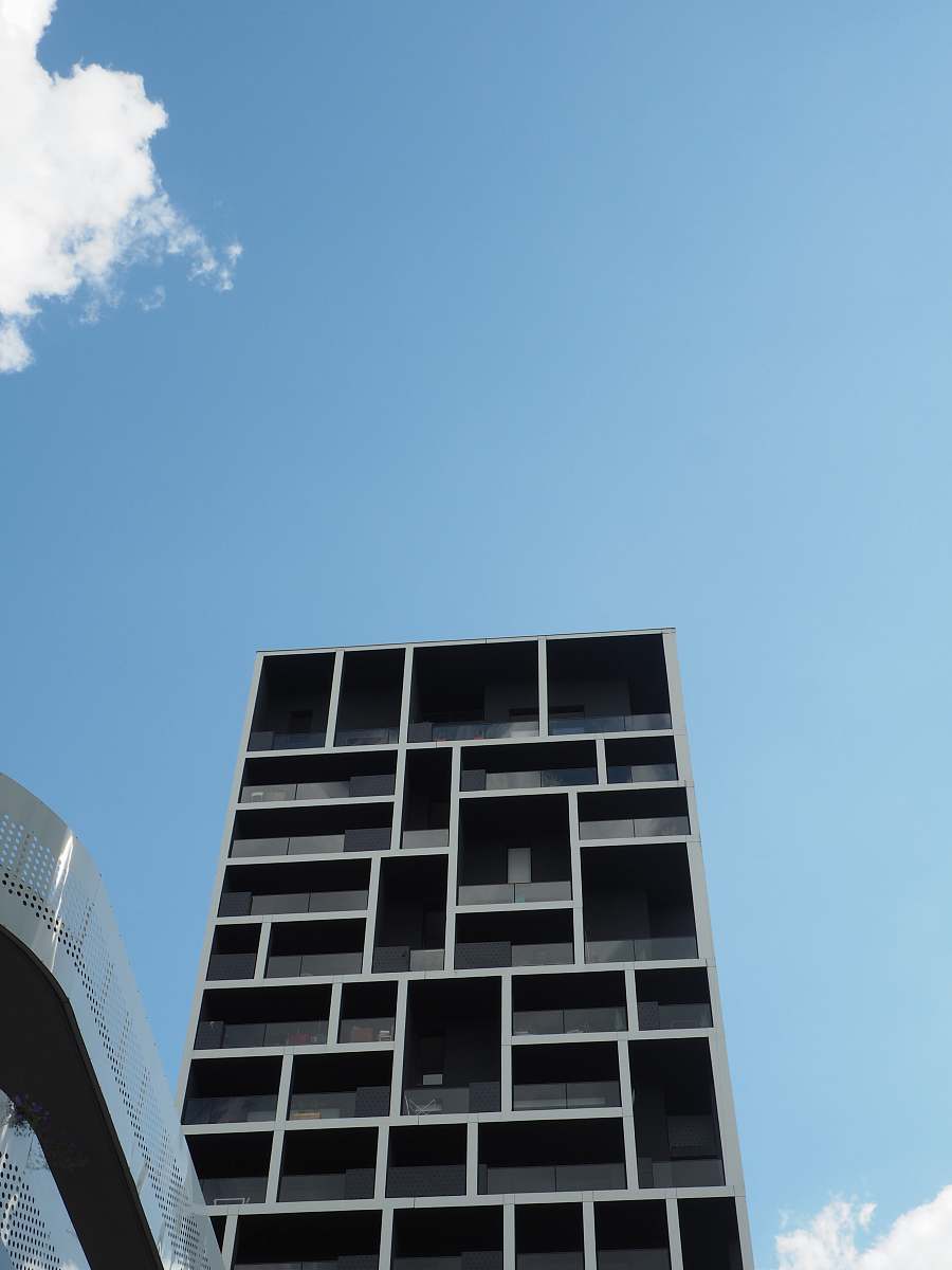 city gray high rise building urban