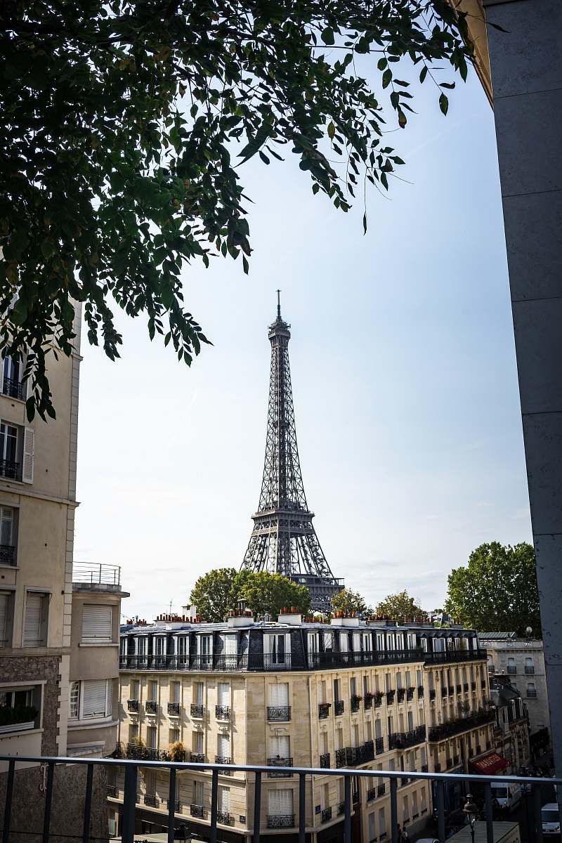 architecture gray tower near buildings paris