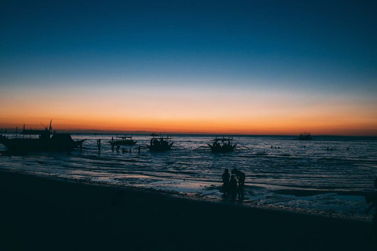 boracay sunset philippines