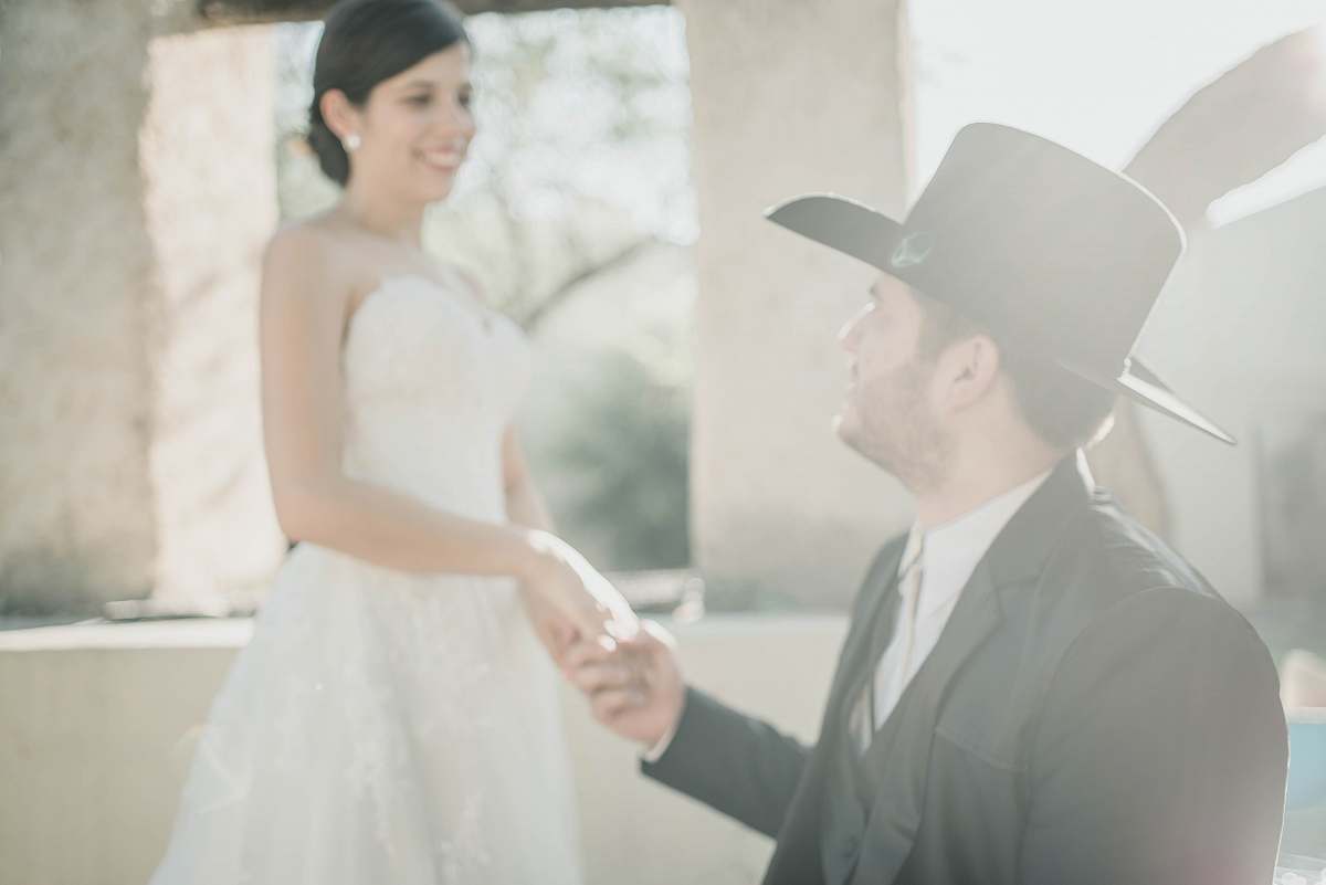 apparel wedding couple on focus photography hat