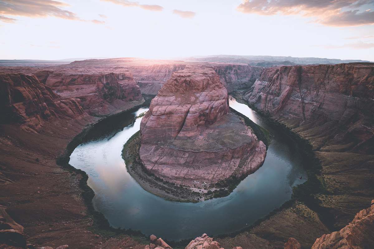 mountain Horseshoe Bend, Arizona nature