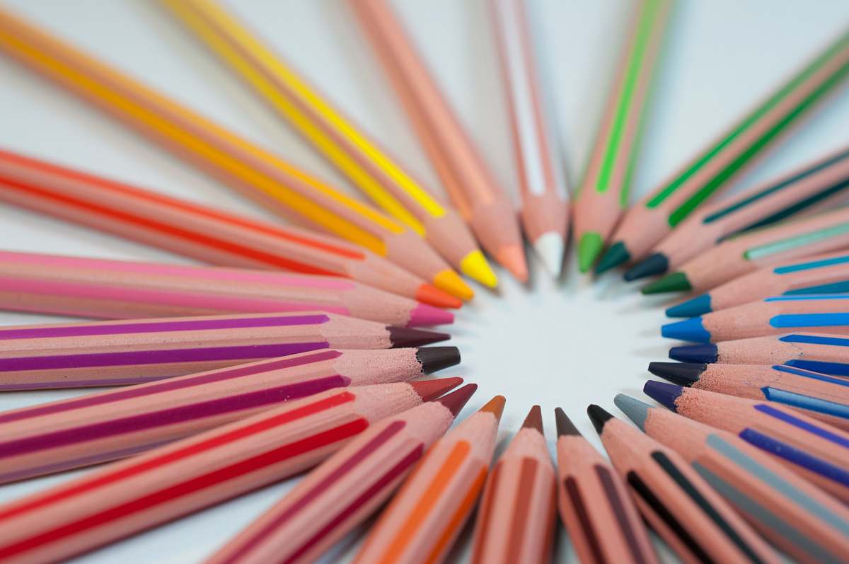 school assorted-color pencil pencil