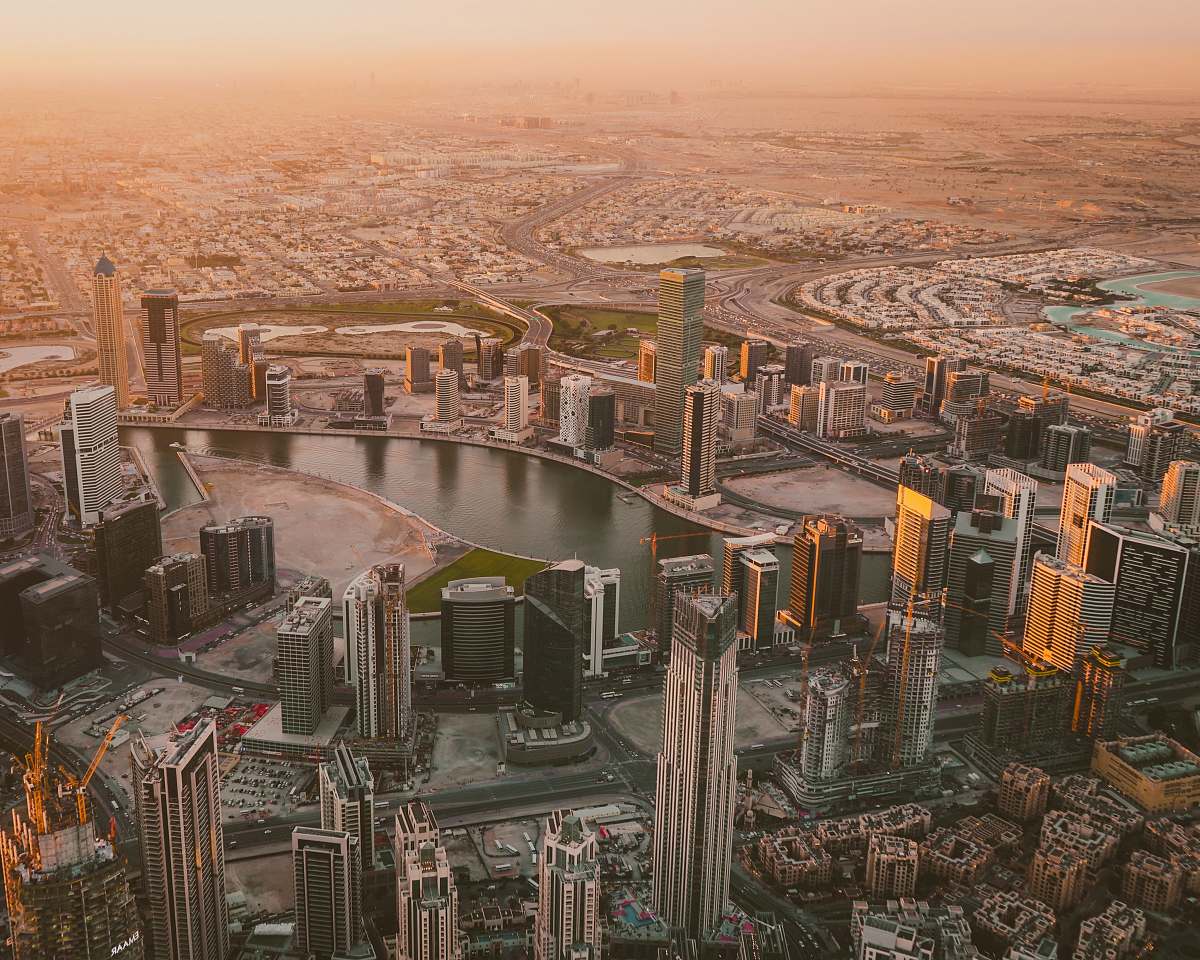 nature aerial photography of buildings outdoors