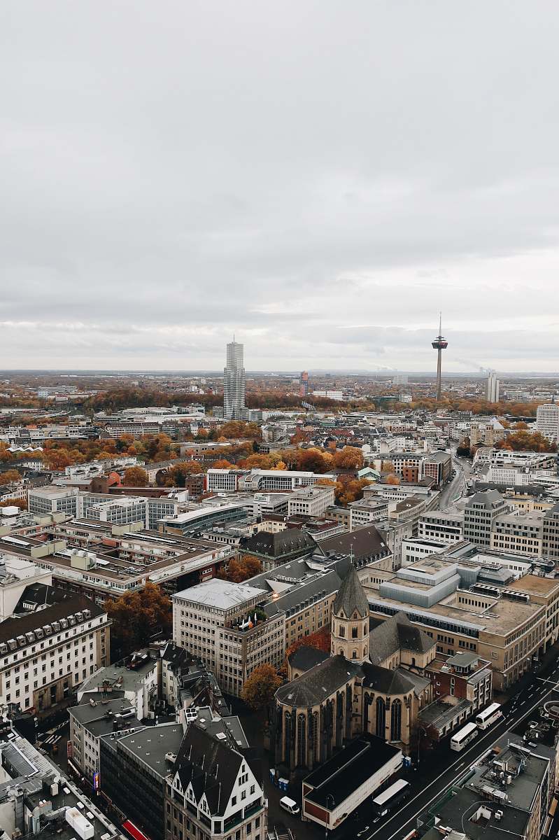 landscape aerial photography of buildings outdoors