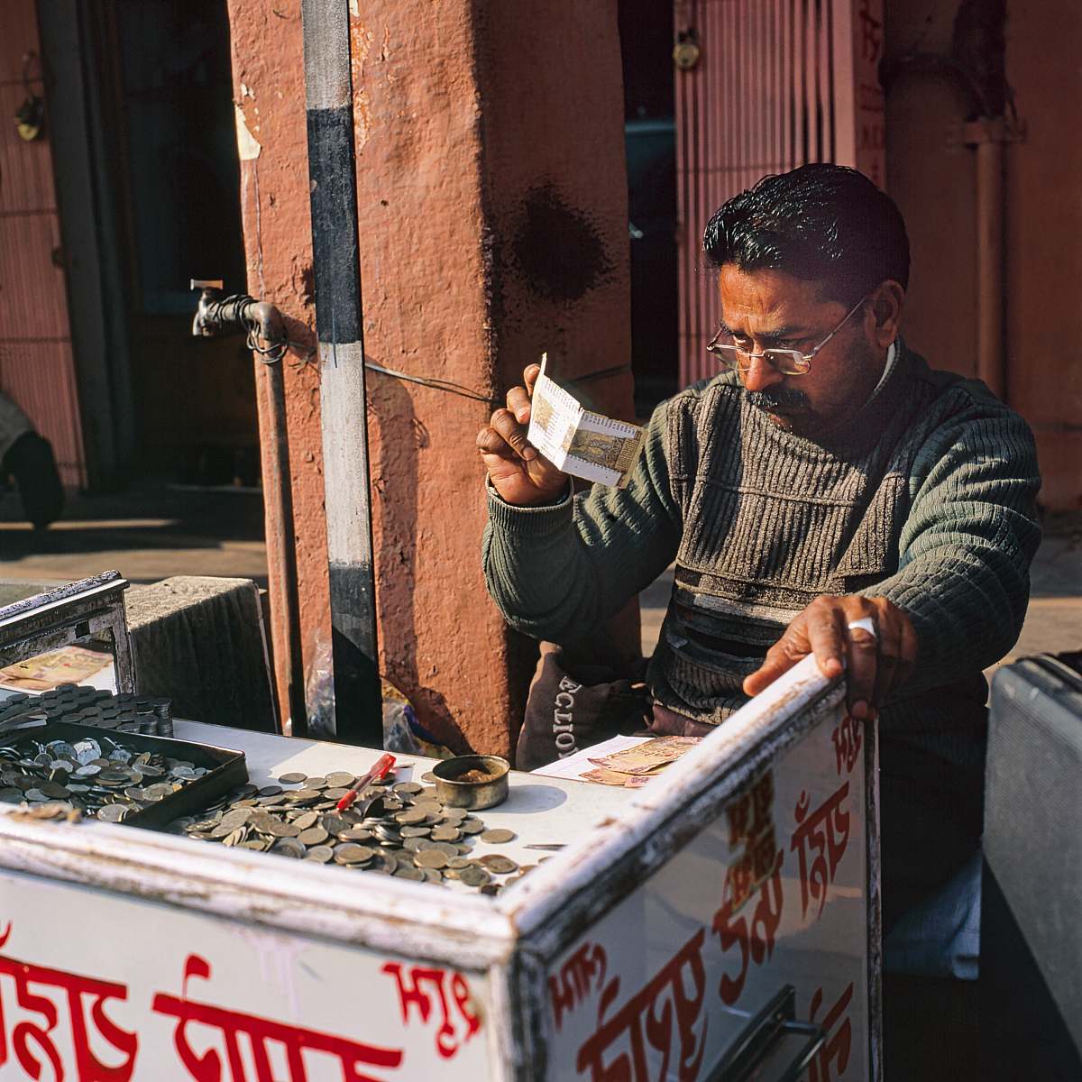 human man in black sweater jaipur