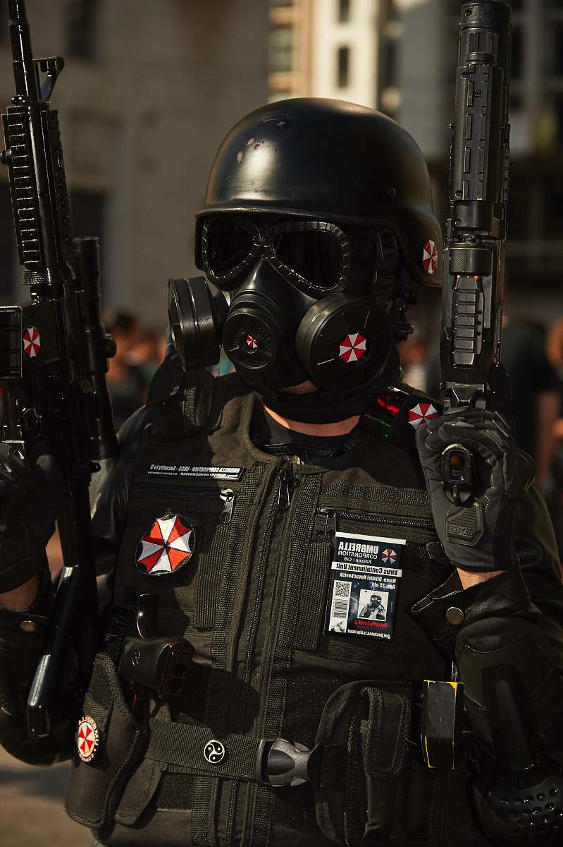 people person raising guns military