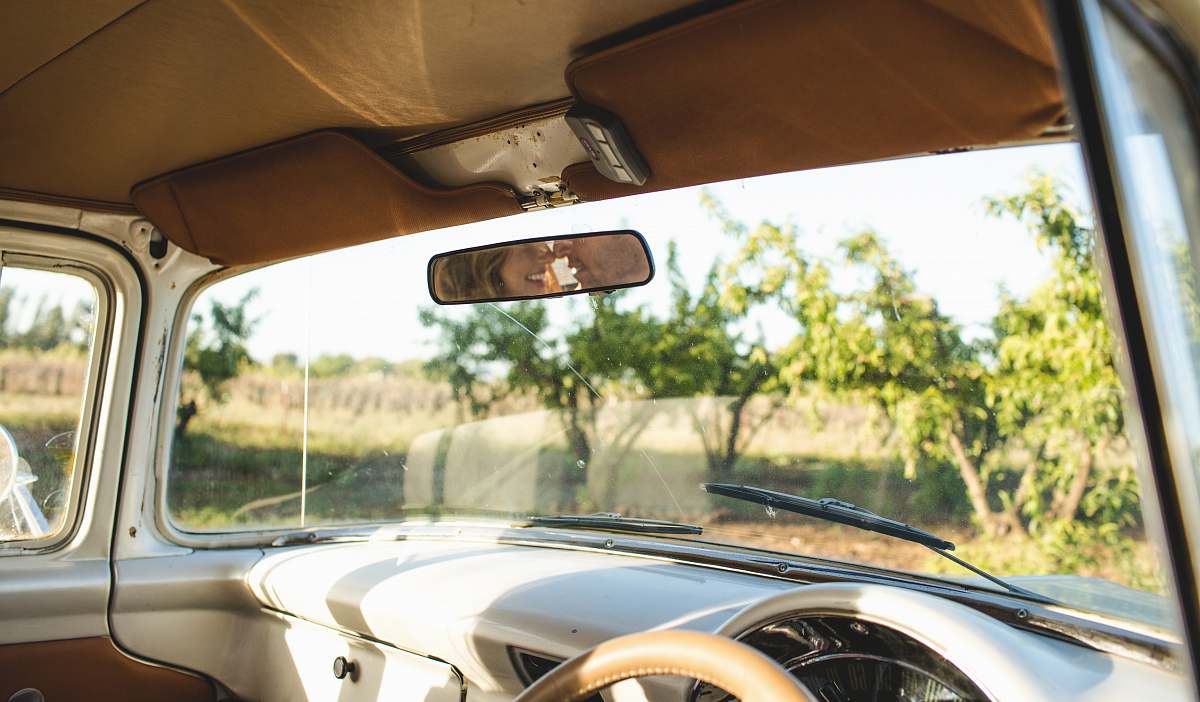 mirror black rear view mirror couple