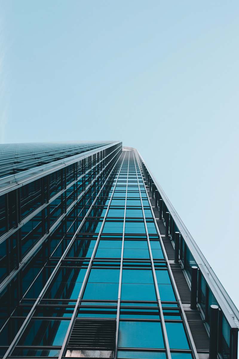 building low angle photography of clear glass high-rise building atlanta