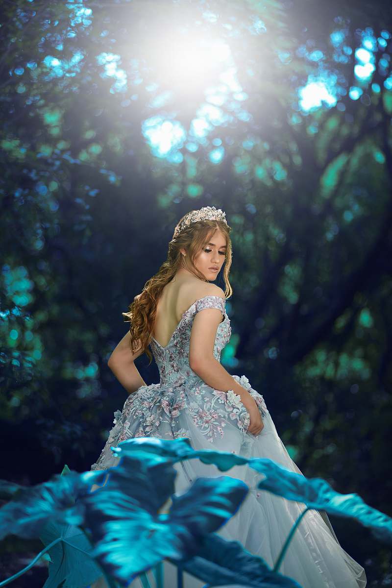 clothing woman wearing white lace dress evening dress