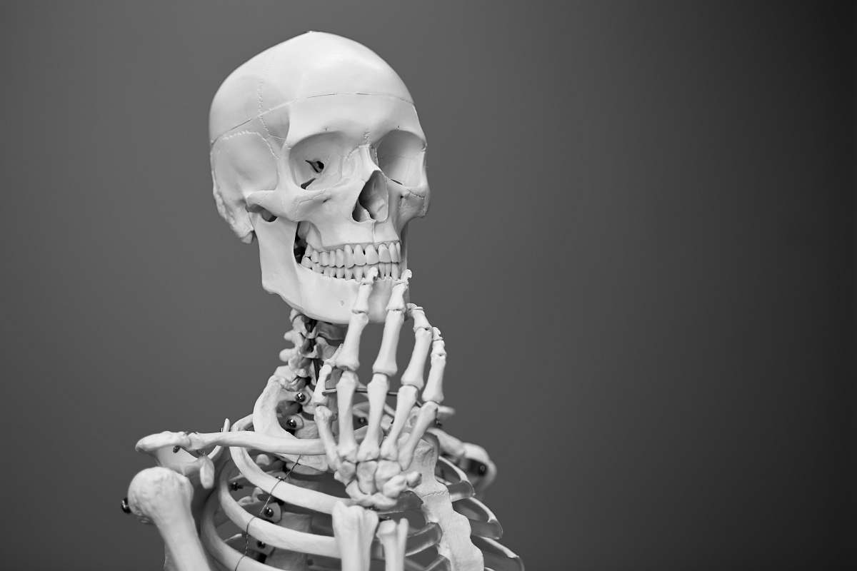 people greyscale photography of skeleton skeleton