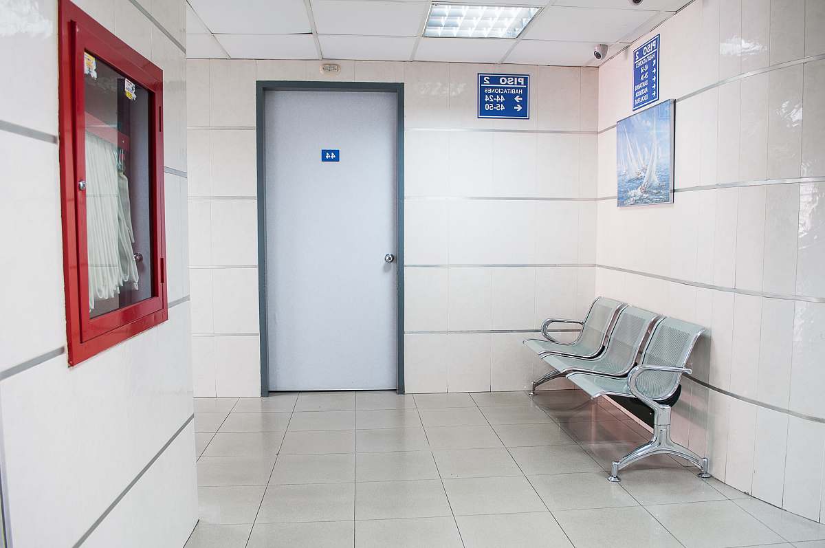 chair white room interior medical