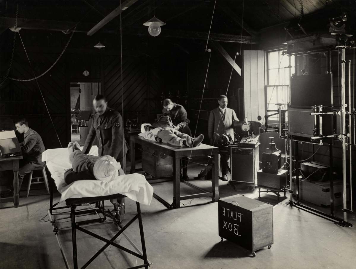 person grayscale photography of hospital studio