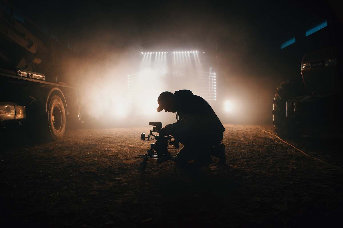 person man working on machine people