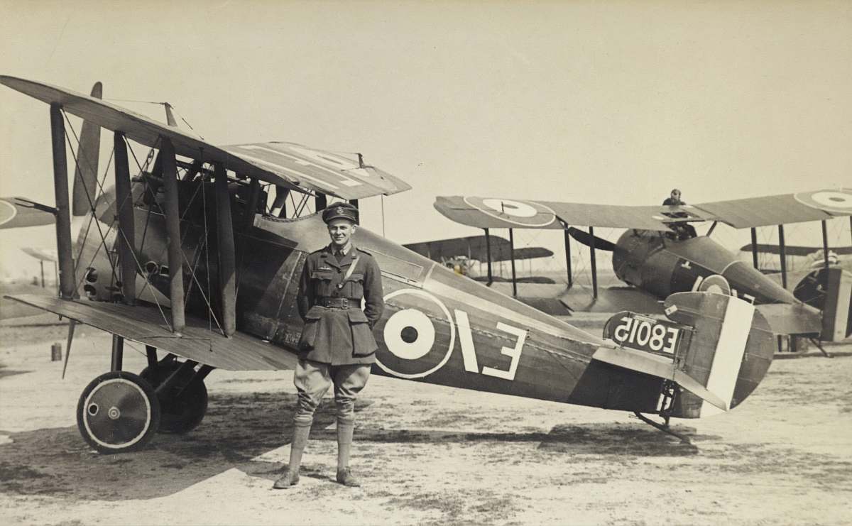 Person Vintage Photo Of Man Beside Of Airplane Airplane Image Free Photo