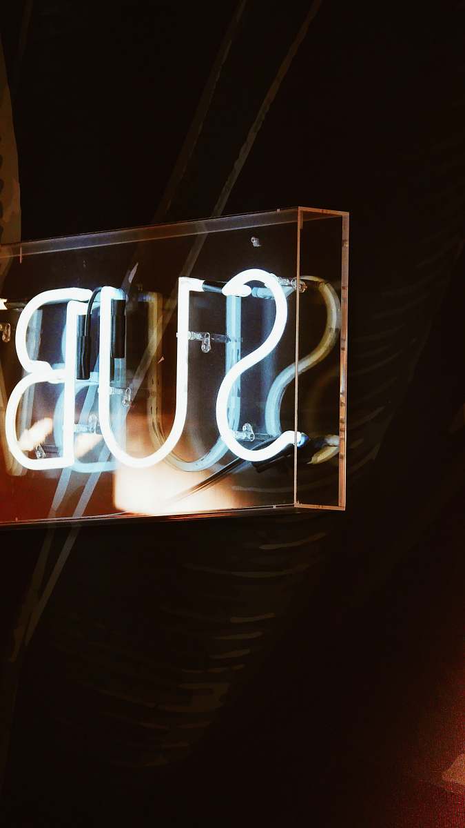 neon  text