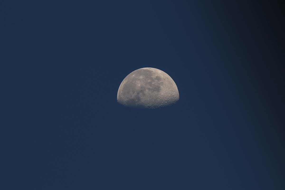 outdoors half moon display moon