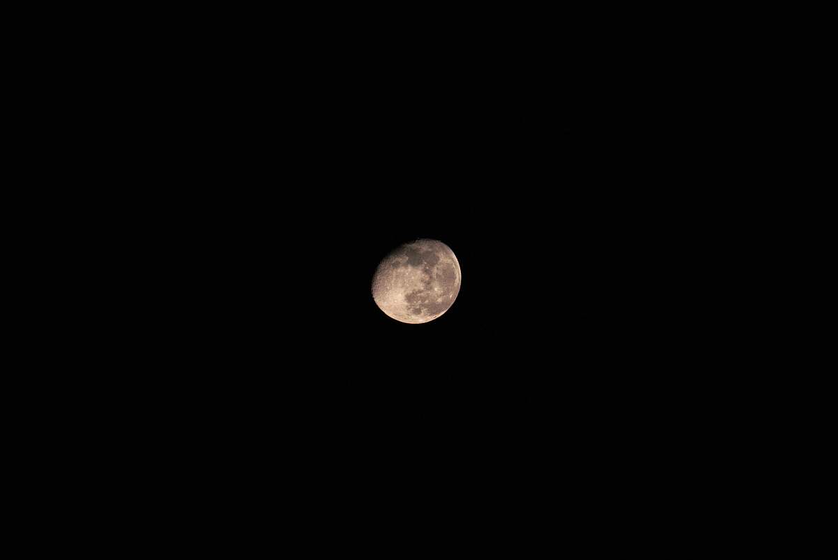 moon moon at night night