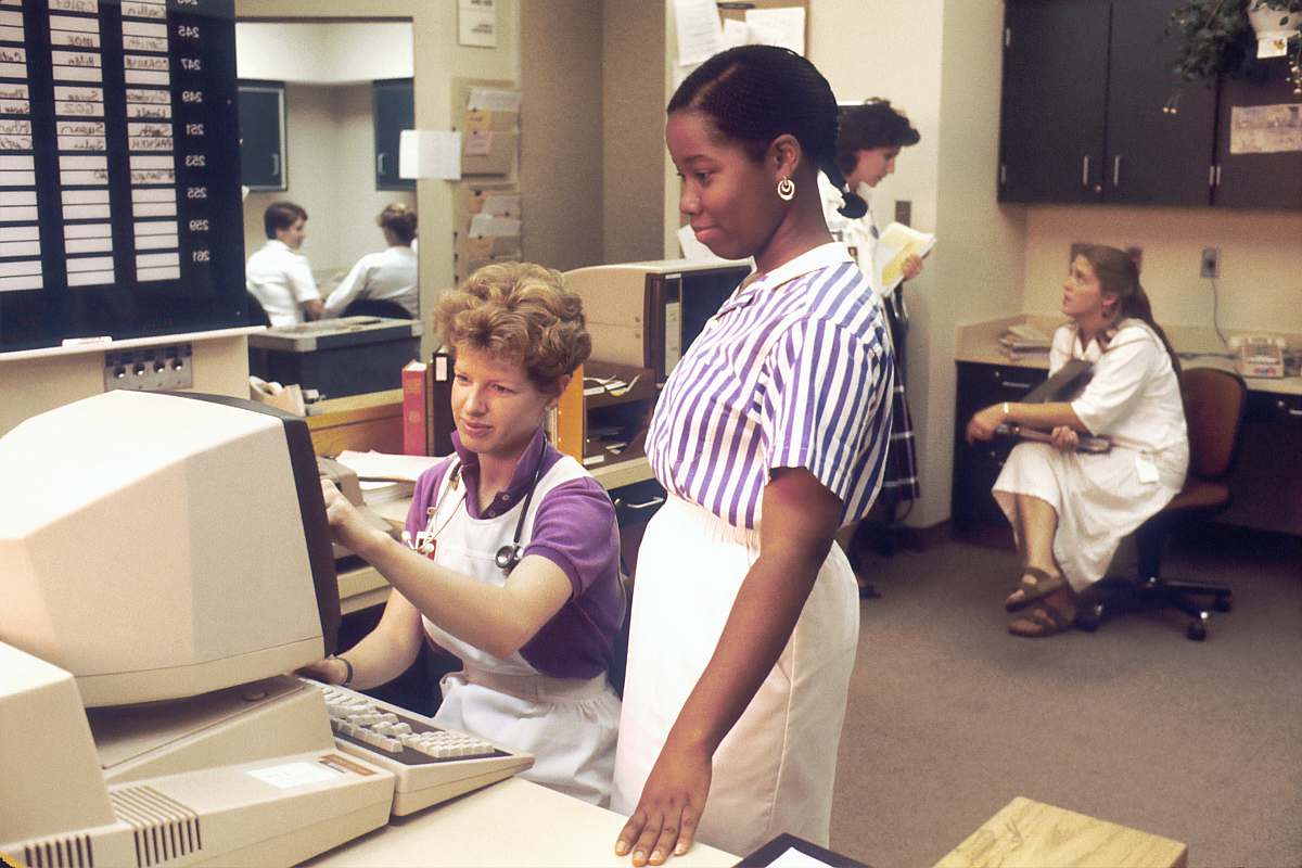 1980s  medical facility