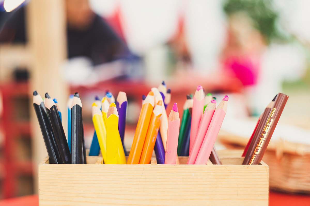 Würzburg Assortedcolor Color Pencils Germany Image Free Photo