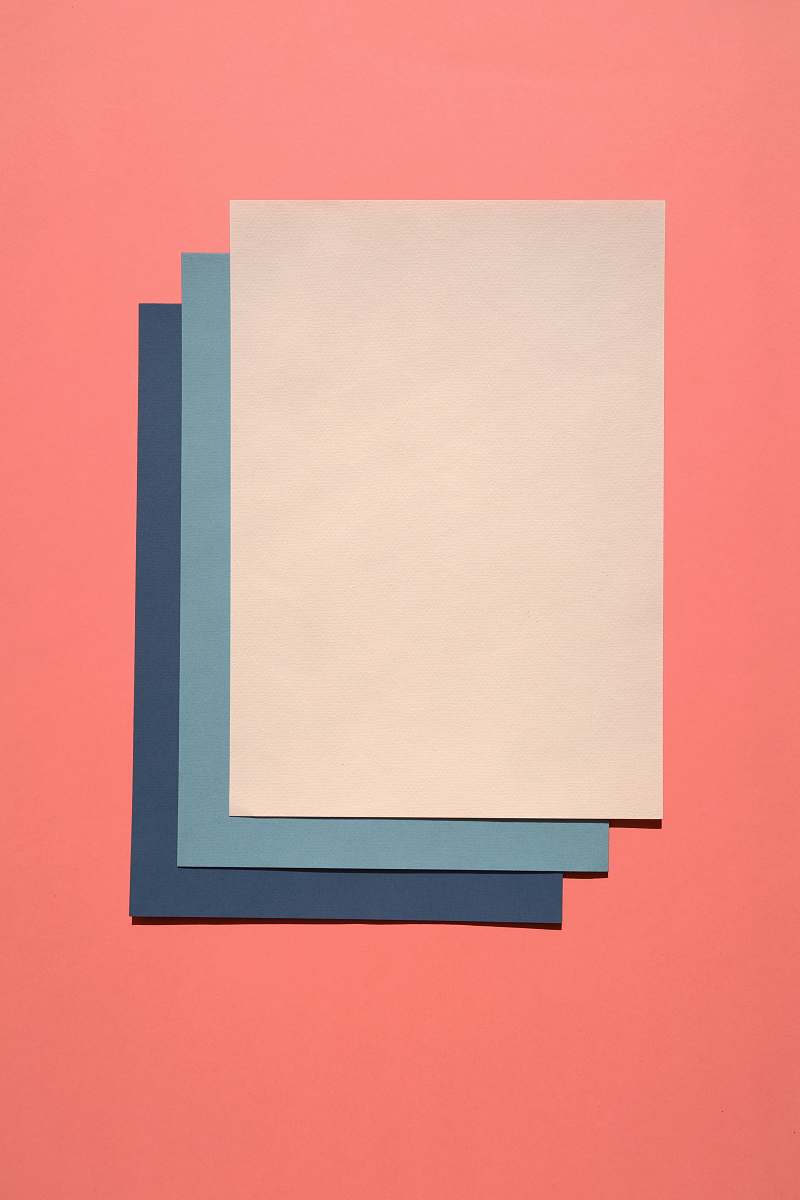 paper white and blue paper color