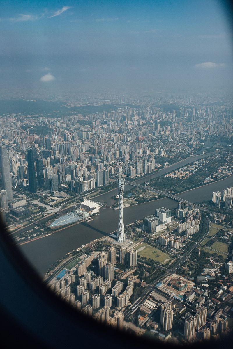 aerial photography of city buildings