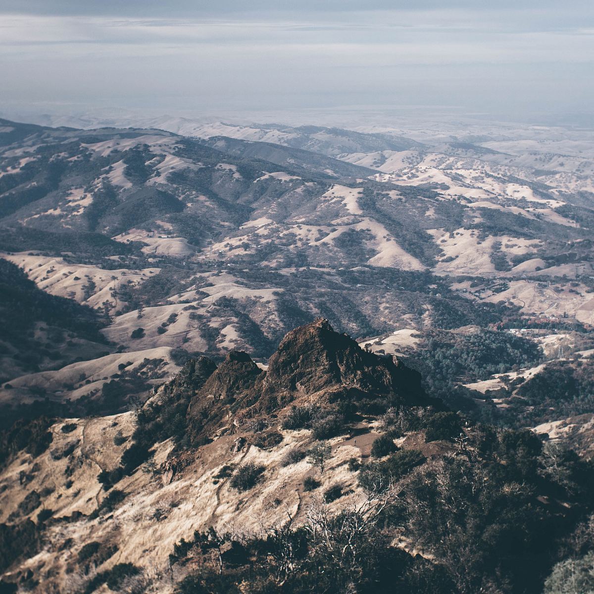 aerial photography of mountains during daytime