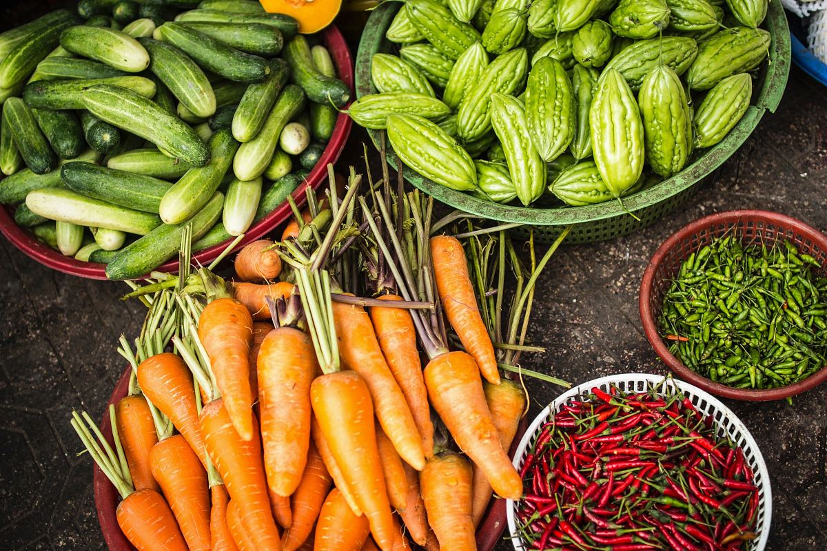 bundle of assorted vegetable lot