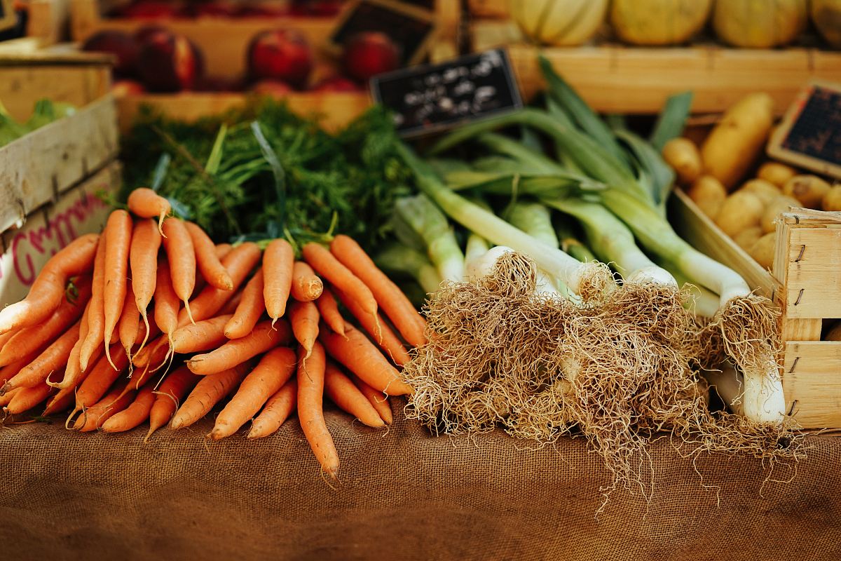 carrots and leeks